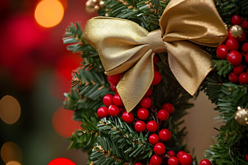 wreath-with-gold-bow-red-berries-it